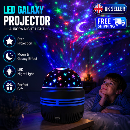 Led aurora galaxy projector - galaxy,