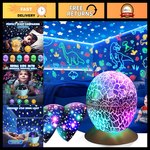 Dinosaur night light - light, &
