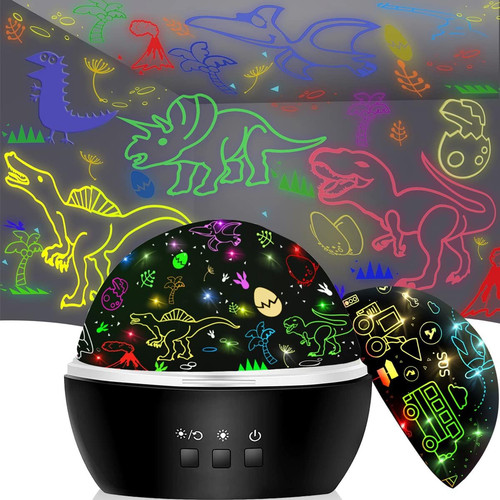 Dinosaur night light - dinosaur, projector