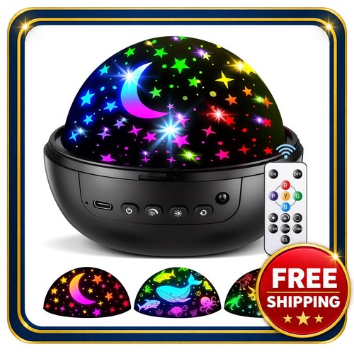 Kids night light projector - night,