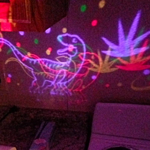 Led color changing - led, dinosaur