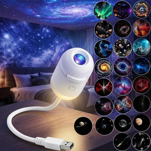 Galaxy star projector - galaxy, night